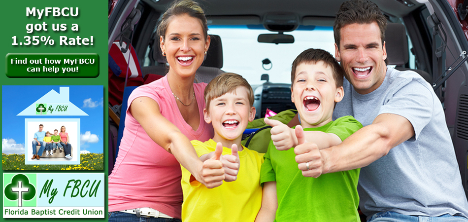Florida Baptist Credit Union - with Auto Loan Rates as low as 1.35%