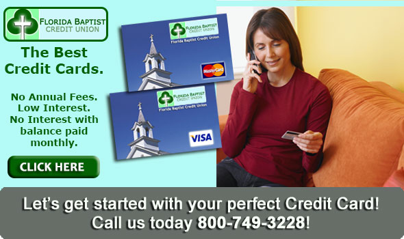Florida Baptist Credit Union offers the Perfect Credit Card.