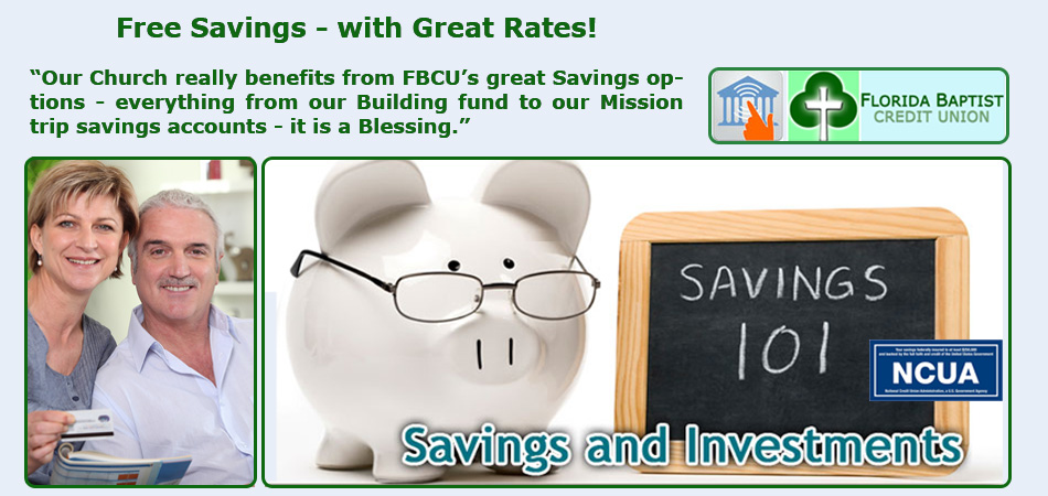 Florida Baptist Credit Union Savings for Churches