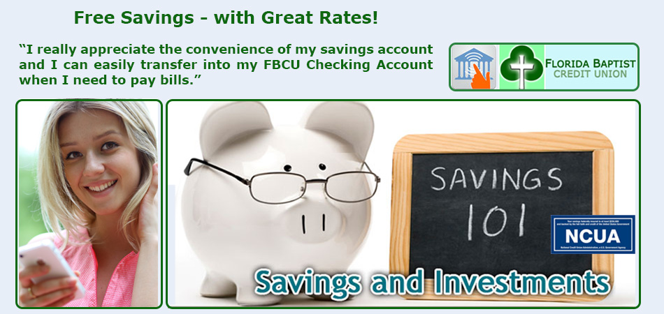 Florida Baptist Credit Union Savings for Individuals
